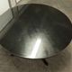Table and 6 armchairs Baumann Diese, design Pagnon Pelhaître, Wenge color and red,