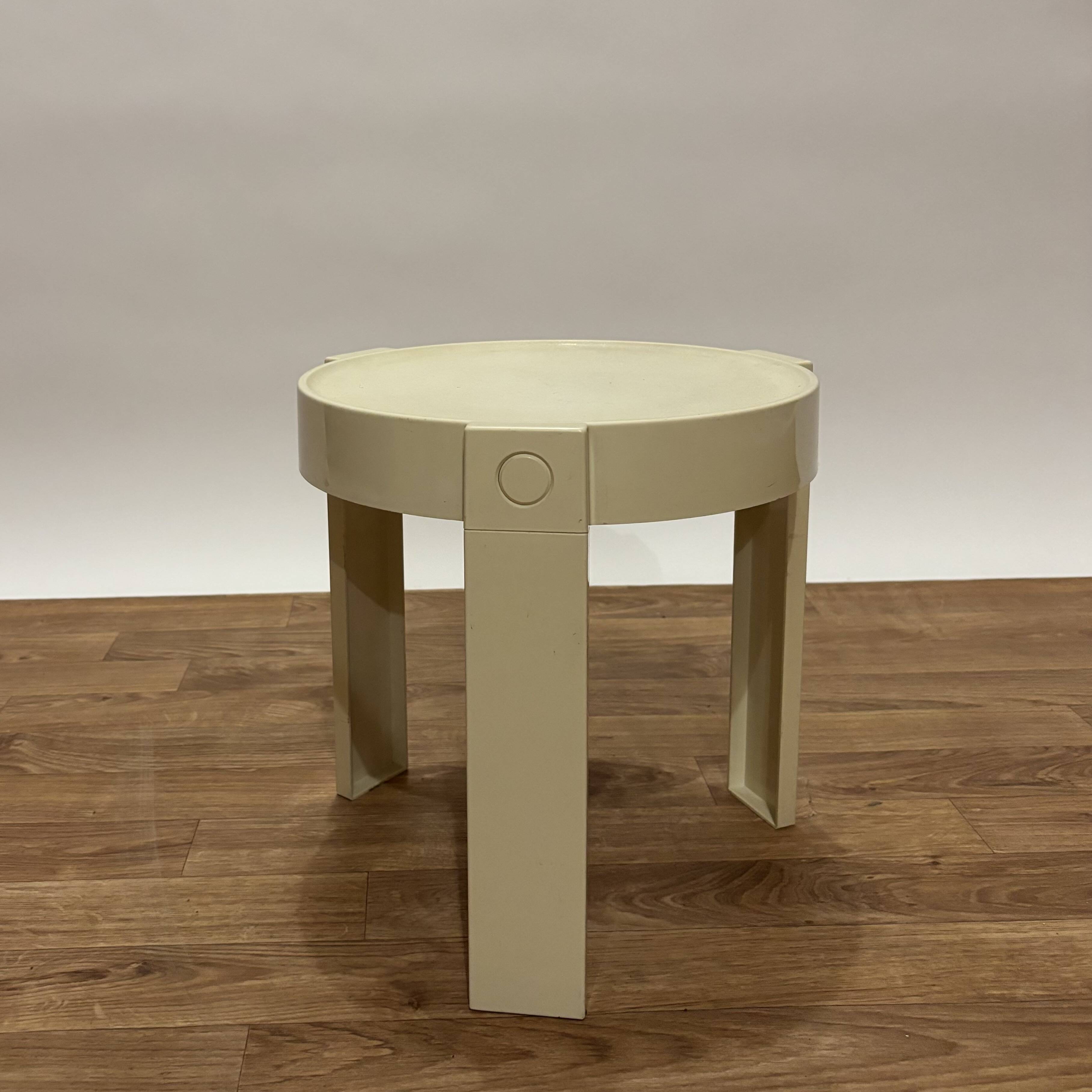 Prisunic side table from the 70s