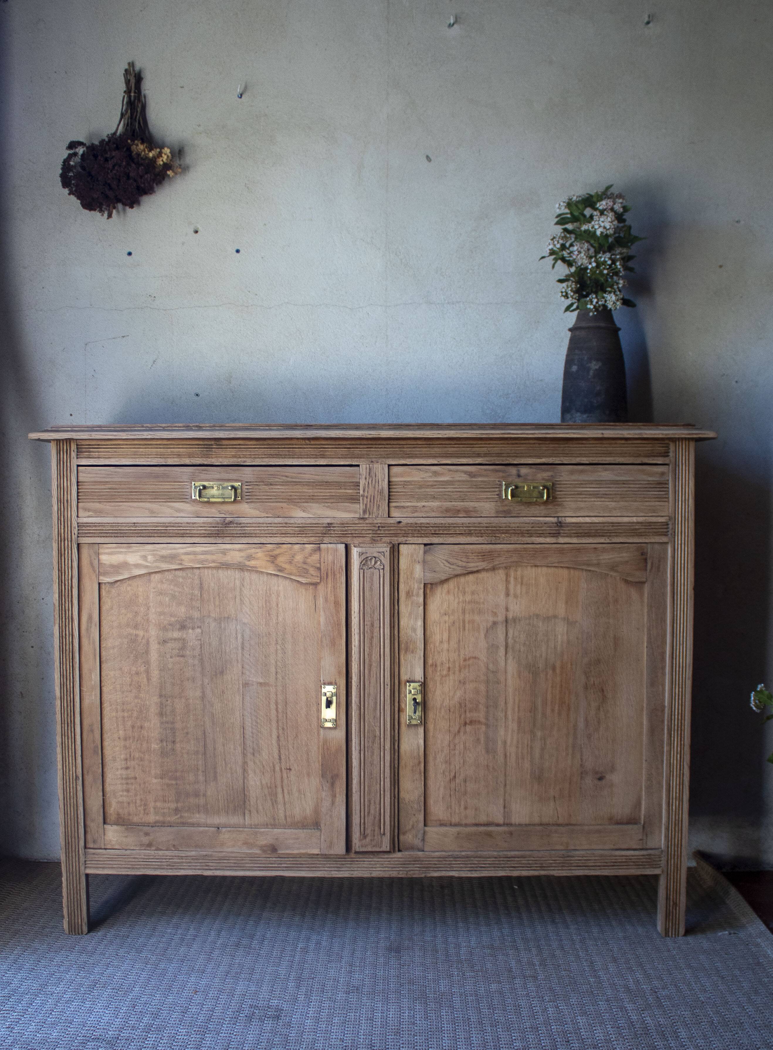 Vintage oak grand buffet