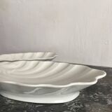 porcelain shell bowls, empty pocket