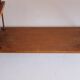 oak and copper shelf from the 50s