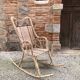 Rocking-chair en rotin
