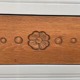 40's grey green art deco chest of drawers