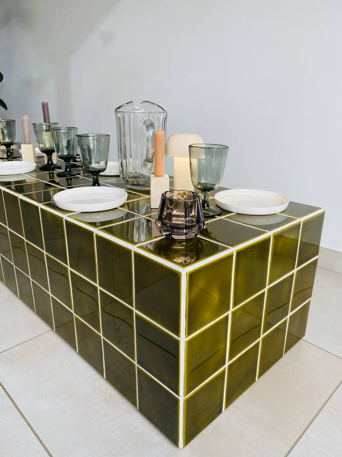 Vintage tiled enfilade