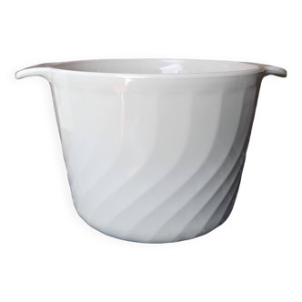 Cache-pot vintage en céramique "Waves avec anses"