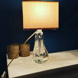 Glass lamp foot