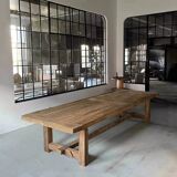 Table de Ferme Kingstone en Chêne Massif ancien - 300 cm de long