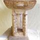 Antique wooden stool african art ashanti from ghana