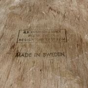 Set of 4 scandinavian chairs teak stamp Johansson Sweden 1950