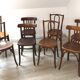 Set of 6 chairs bistro mismatched