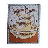 "Water Closet" plaque