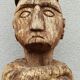 Ancient wooden ancestor statue of the Leti Islands, Indonesia