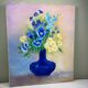 Painting "Blue Bouquet"