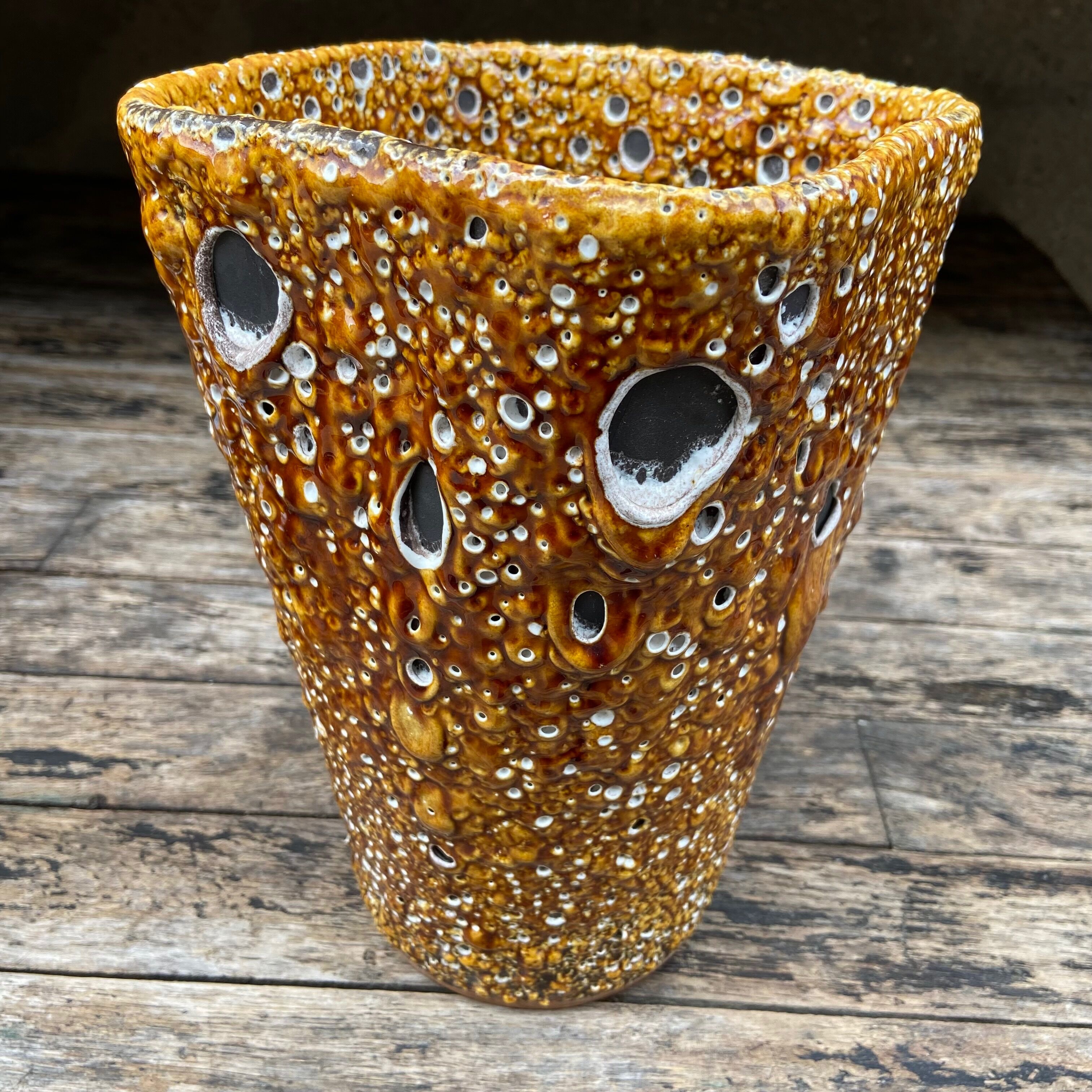 Vase Vallauris-Fat Lava-60s