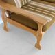 Sofa danois en chêne vintage, années 50
