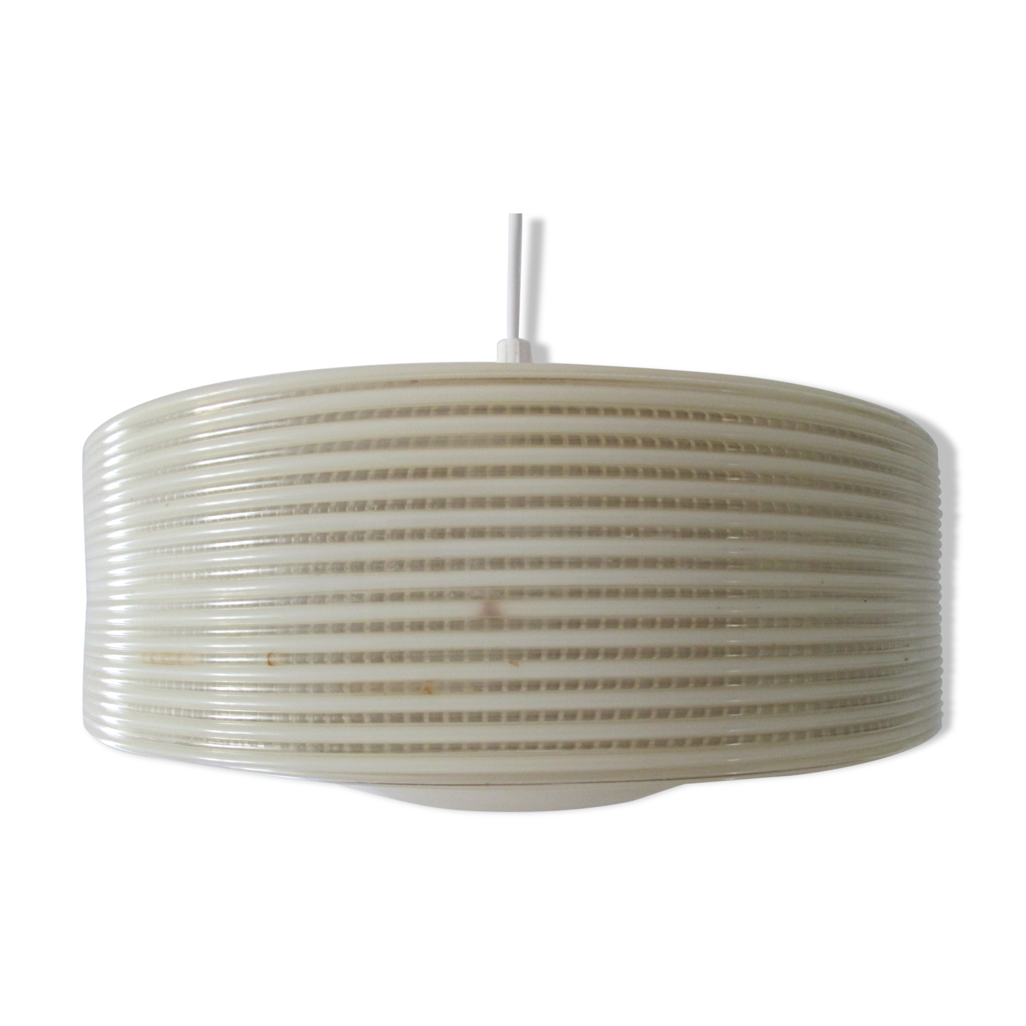 1960s  original vintage hanging / pendant two colour spaghetti lamp designed by Yasha Heifetz for Rotaflex
