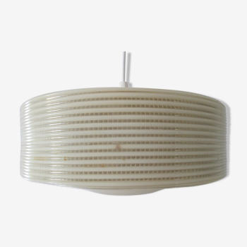 1960s  original vintage hanging / pendant two colour spaghetti lamp designed by Yasha Heifetz for Rotaflex
