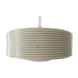 1960s  original vintage hanging / pendant two colour spaghetti lamp designed by Yasha Heifetz for Rotaflex