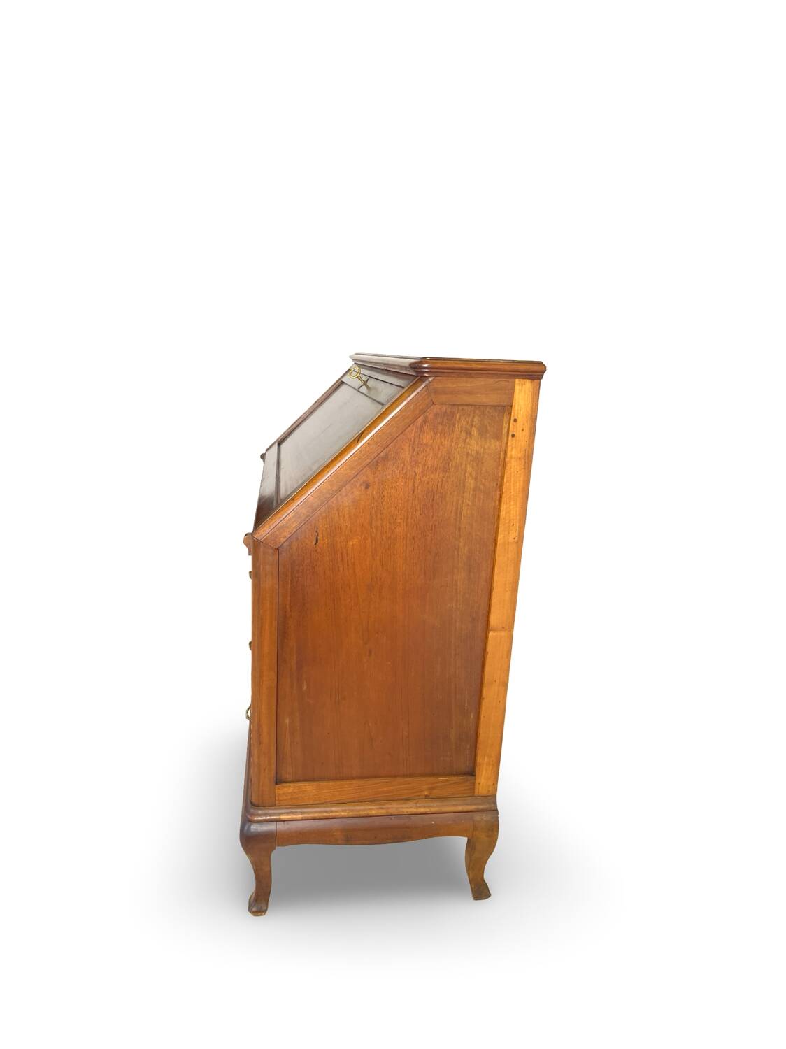 Antique Italian secrétaire in solid walnut, 1920s/1930s.