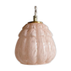 Pink opaline globe hanging