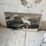 Photo on wood chalet 60s