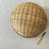 Asian wicker basket