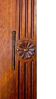 Large mahogany bookcase or display case - Louis Philippe period - 19th France