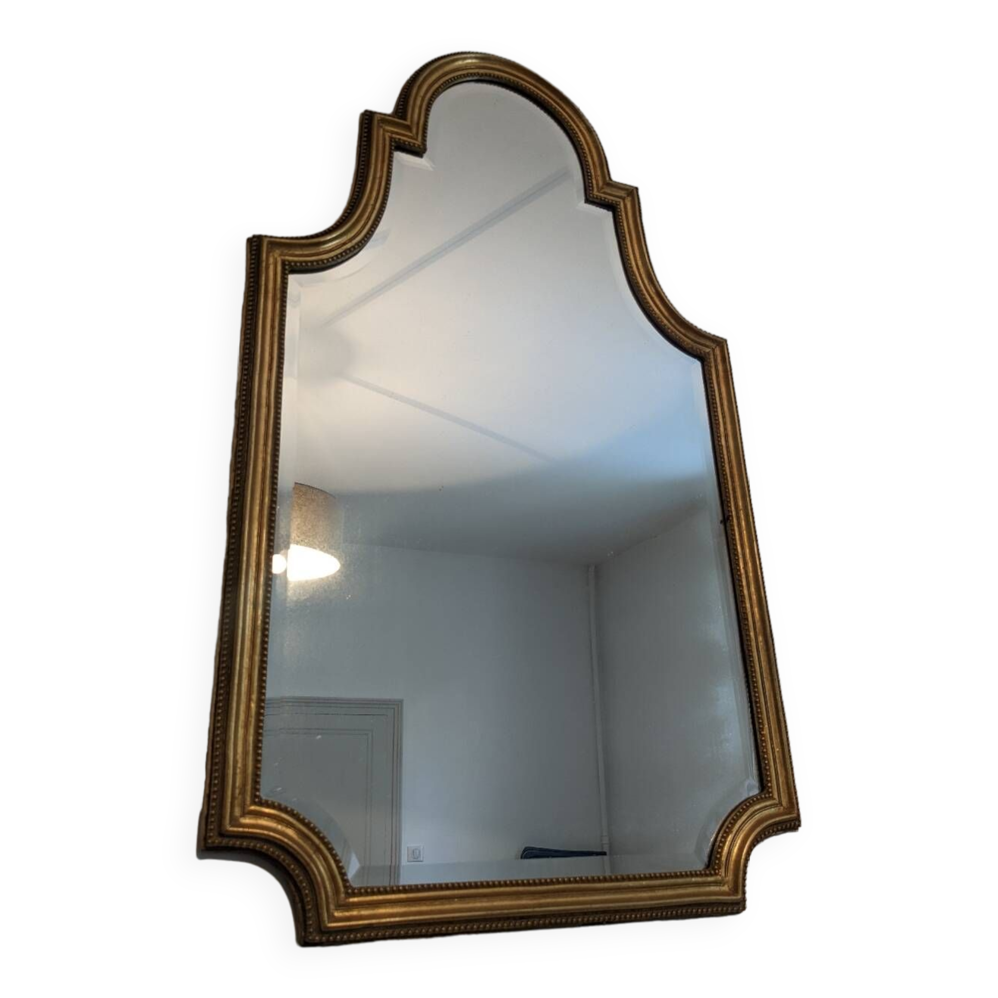 Old policeman's hat mirror