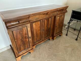 Old solid wood buffet
