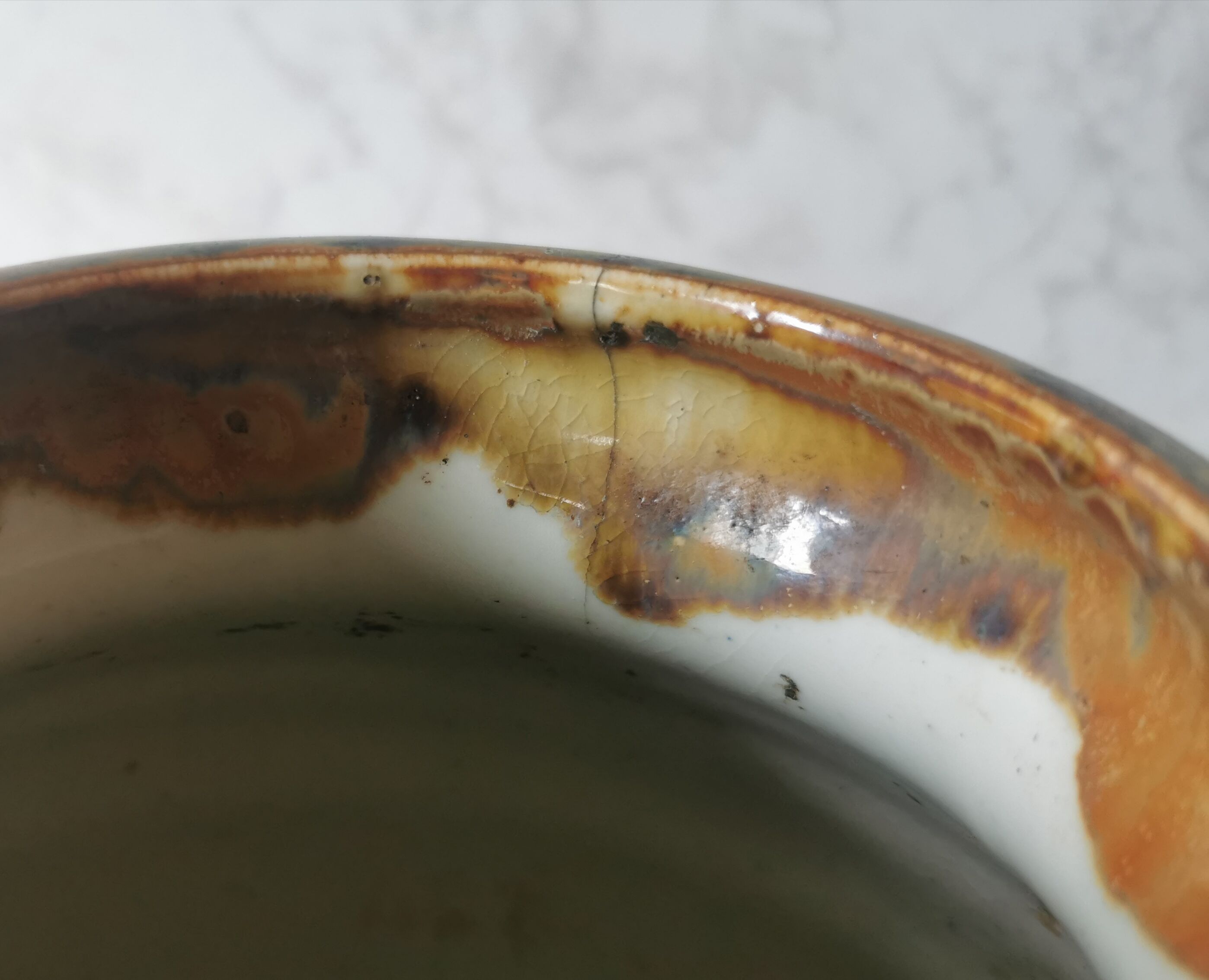 Enamelled sandstone vase G. Metenier