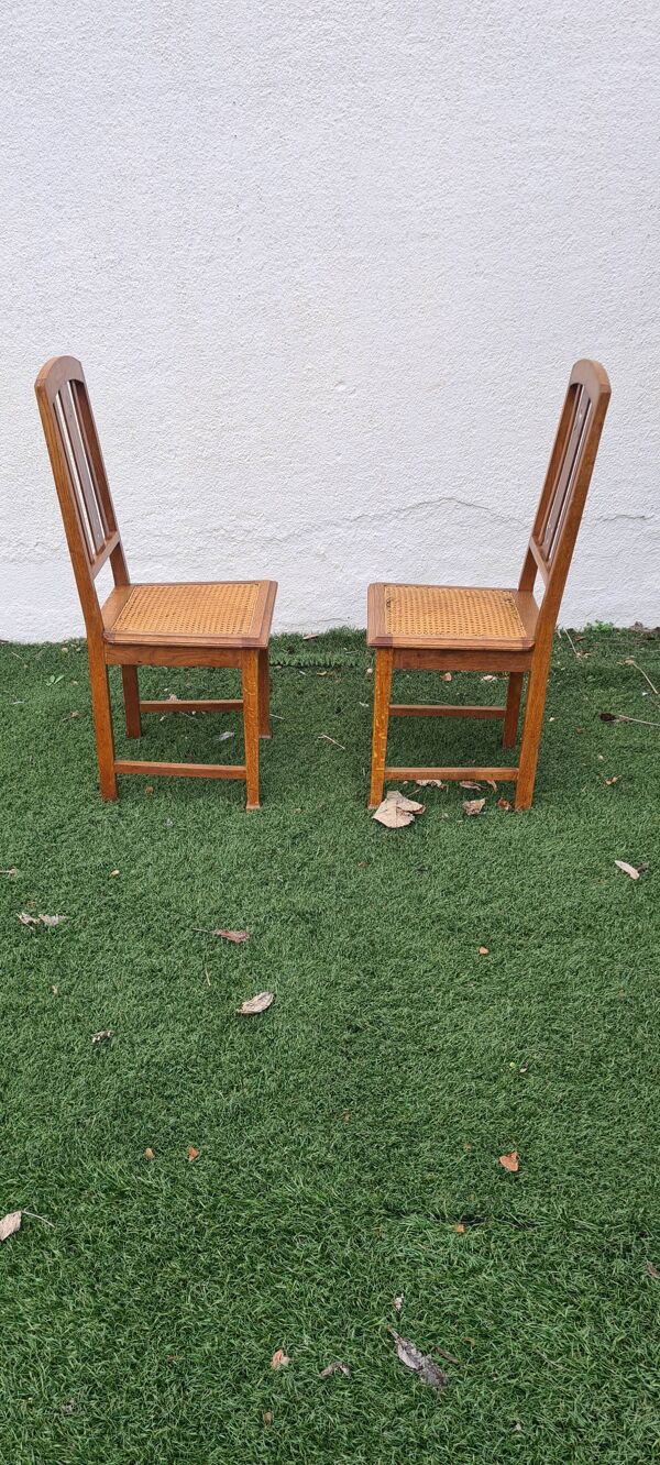 Paire de chaises art and kraft