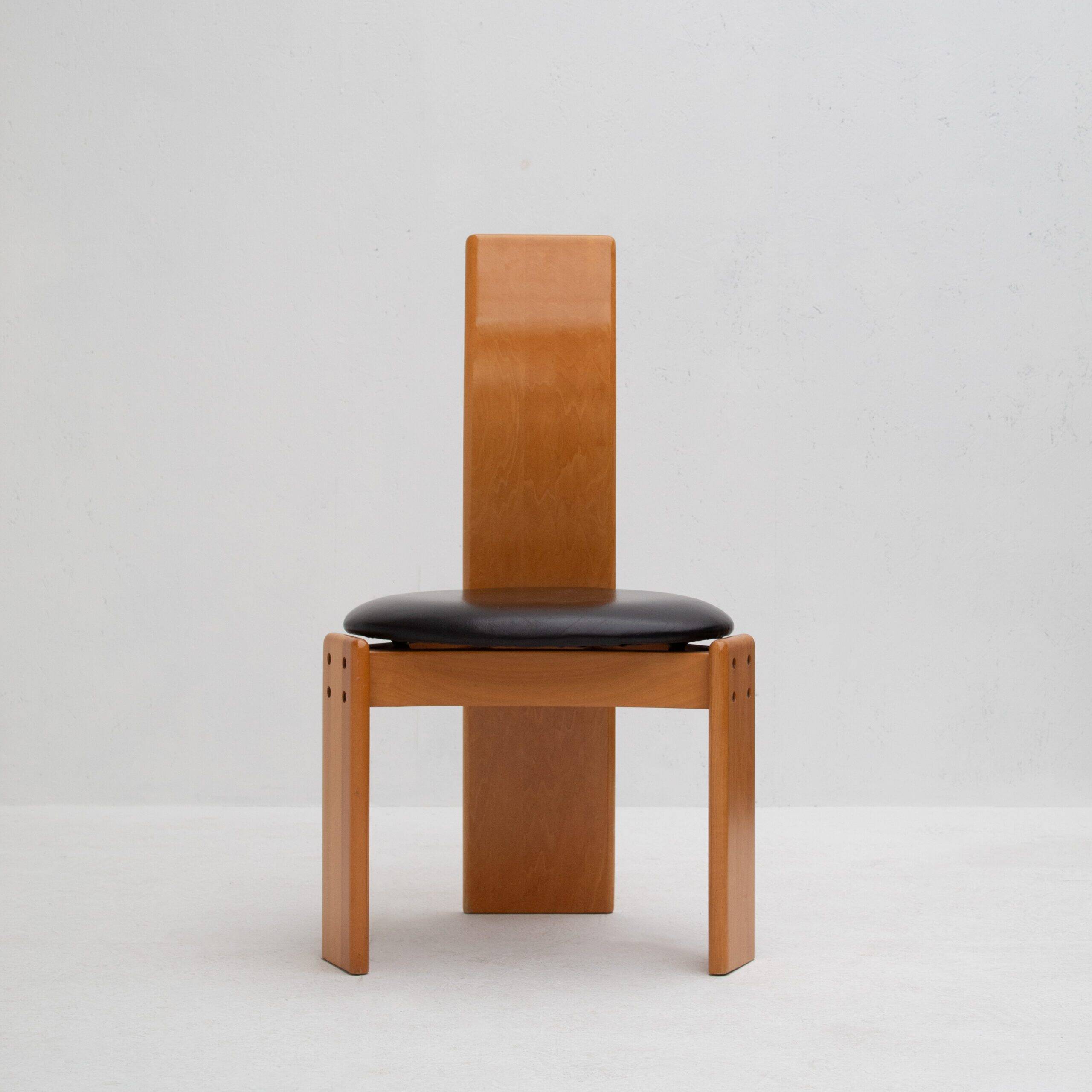 Set of 4 Mario Marenco Dining Chairs for Mobil Girgi