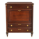 Secretary with a drop-leaf in mahogany in the Louis XVI style.