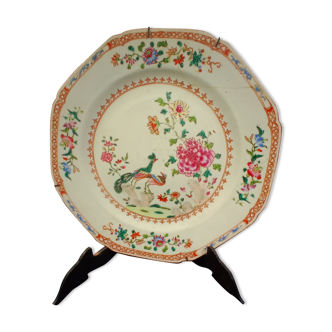 Japanese porcelain plate Imari 19th, from the family of roses.