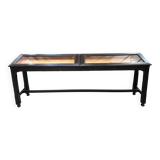 Late 19th century museum display cabinet console