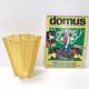 Art Deco Star Shaped Yellow Glass Vase Attributed to Pierre D'Avesn for Daum