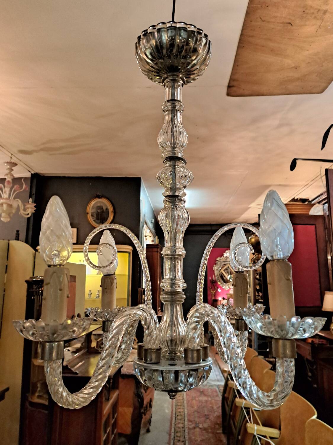 Murano crystal chandelier