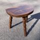 Wooden farmhouse stool