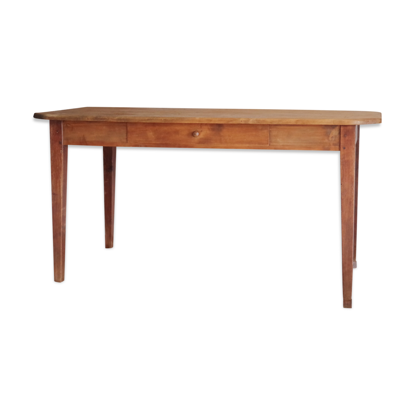 Old wooden farm table