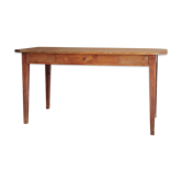 Old wooden farm table