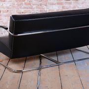 Bauhaus Sofa in Chrome and Leather from Mücke-Melder, Czech, 1930s