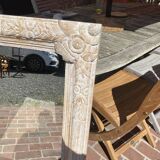 Carved mirror