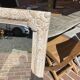 Carved mirror