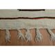 1970s Vintage Turkish Oushak Handmade Wool Cotton Beige Runner Rug 87x326
