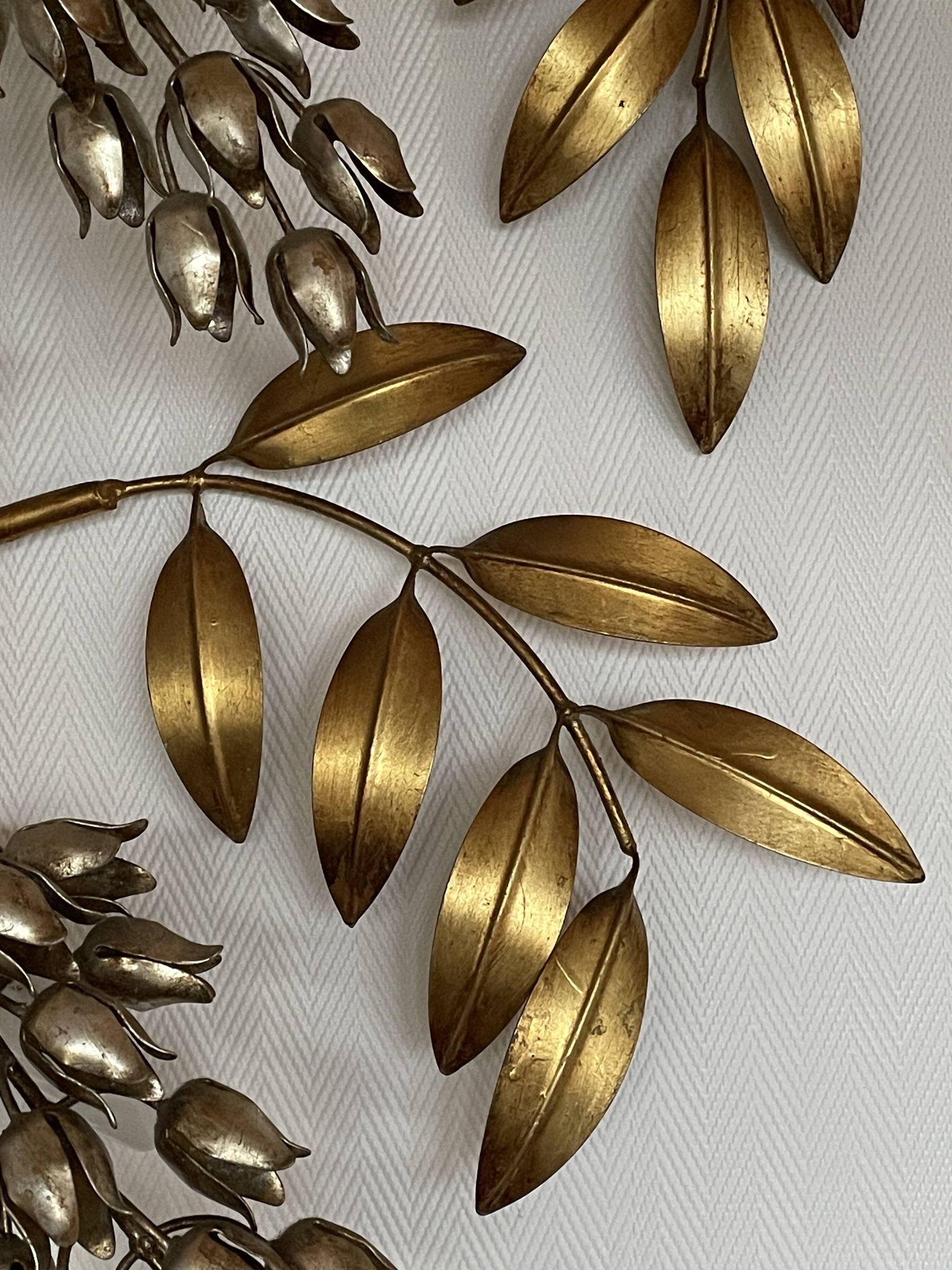 Pioggia D'Oro Wall Lamp in Gold Metal by Hans Kögl, Italy, 1970s