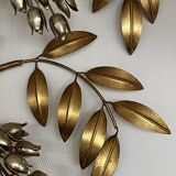 Pioggia D'Oro Wall Lamp in Gold Metal by Hans Kögl, Italy, 1970s