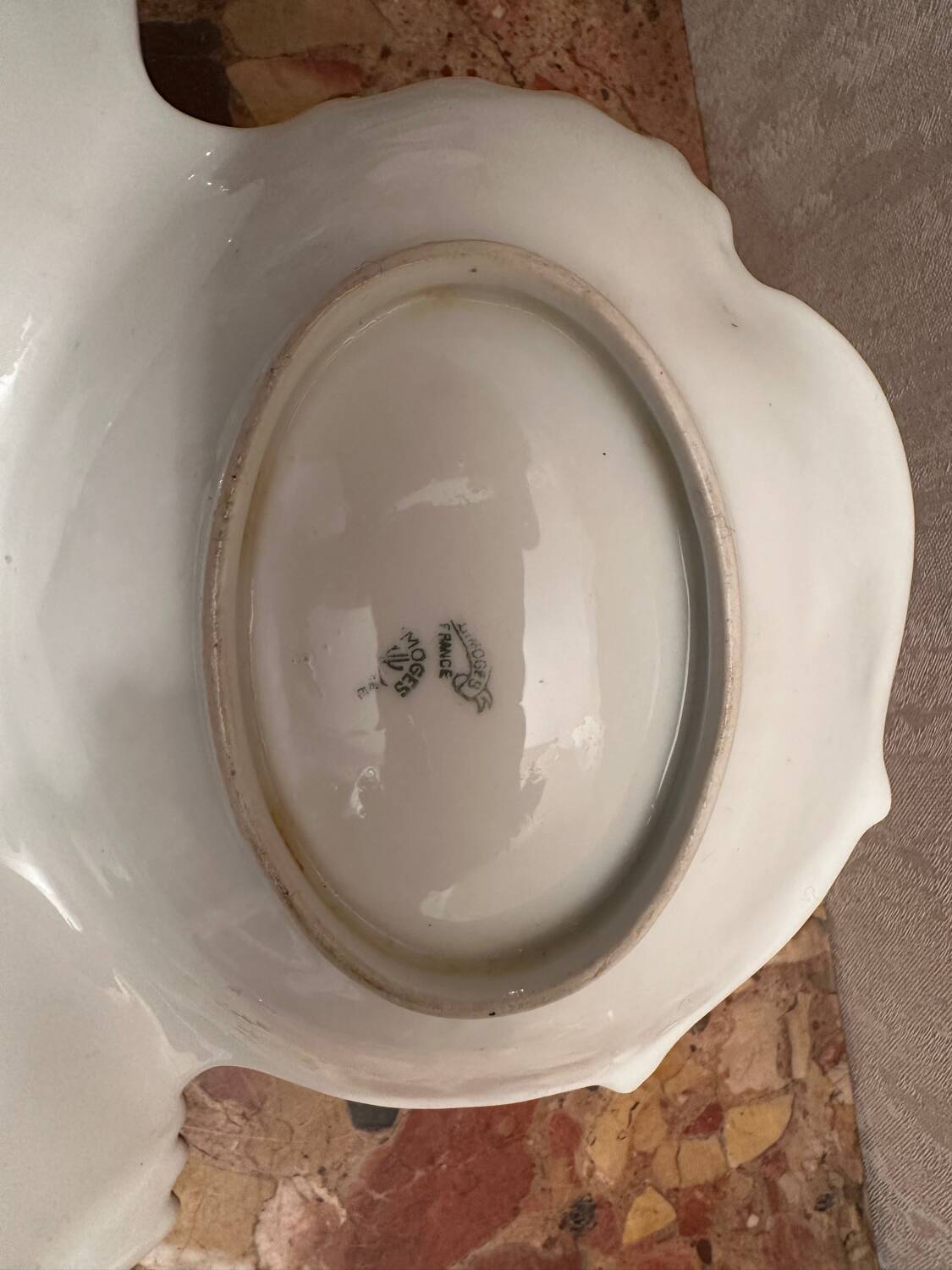 Serving dish for hors d'oeuvres, porcelain from Limoges - 1950s