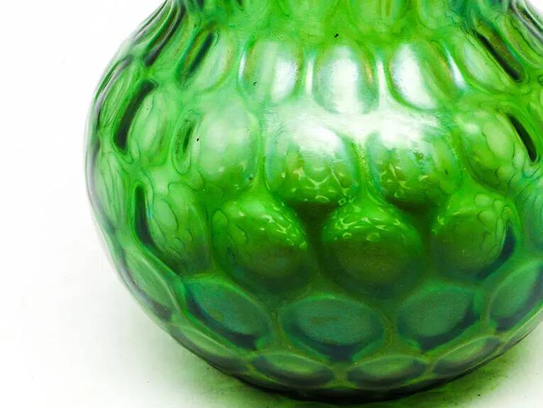 Art Nouveau vase, glass, Loetz, Czechoslovakia, early 20th century