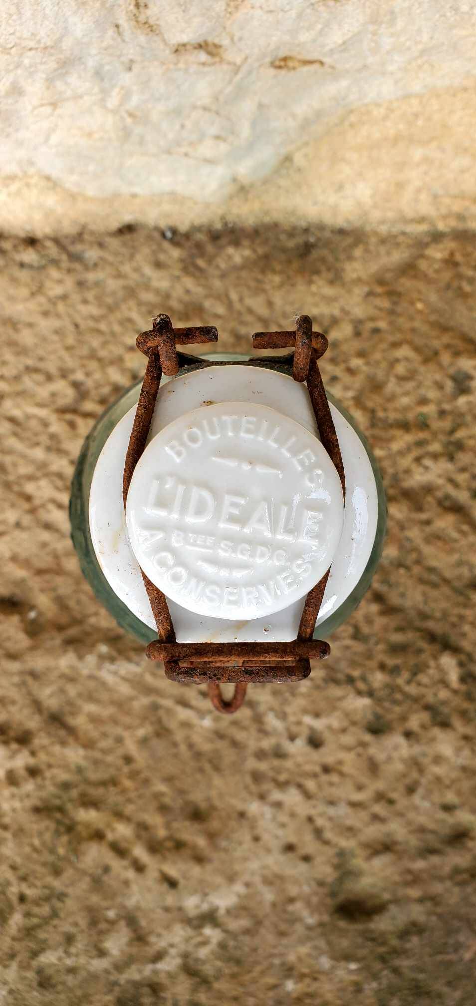 Bouteille de lait L'Idéale contenance 1L