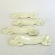 Set of 4 Art Deco knife rests, Primavera workshop
